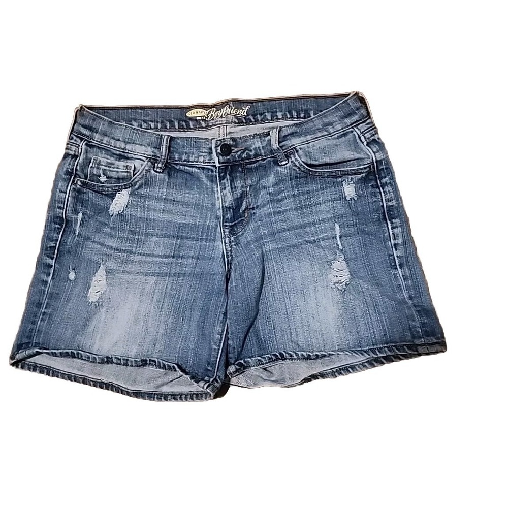 Old Navy Womens The Le Boyfriend Denim Shorts Pants Jeans Size 6‎